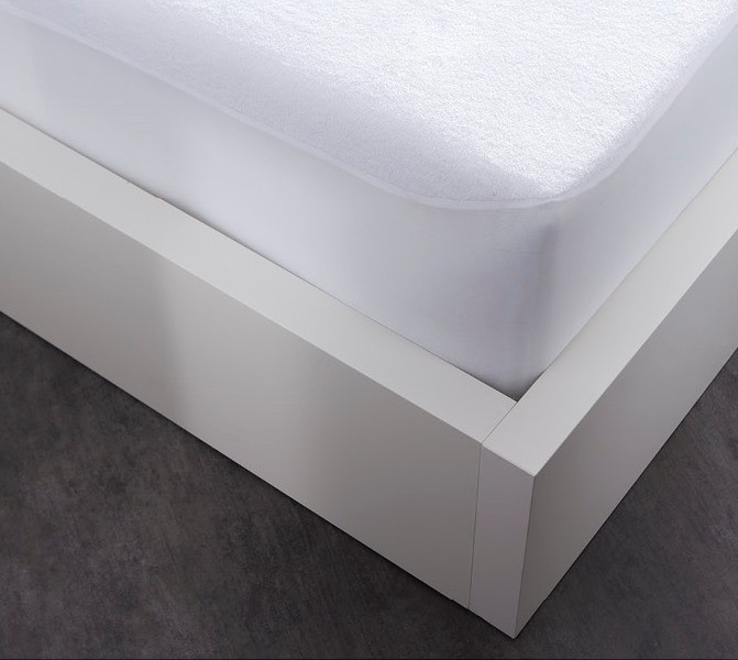 Protège matelas en coton flanelle - 140x190 cm - Promat