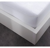 Protège matelas en coton flanelle - 160x200 cm - Promat